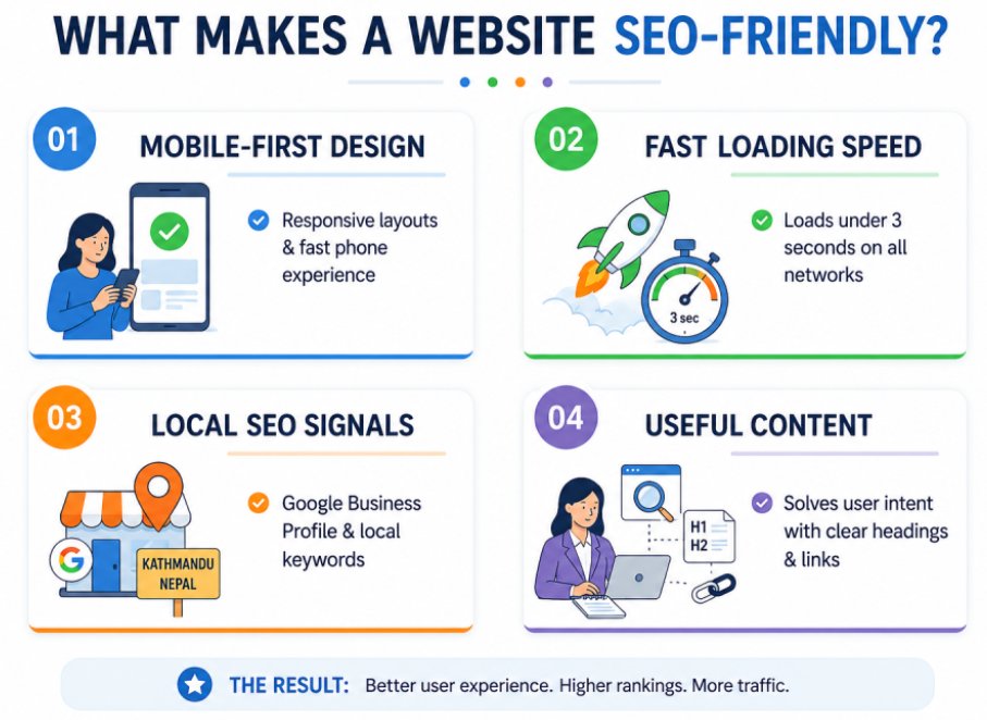 seo frtiendly website