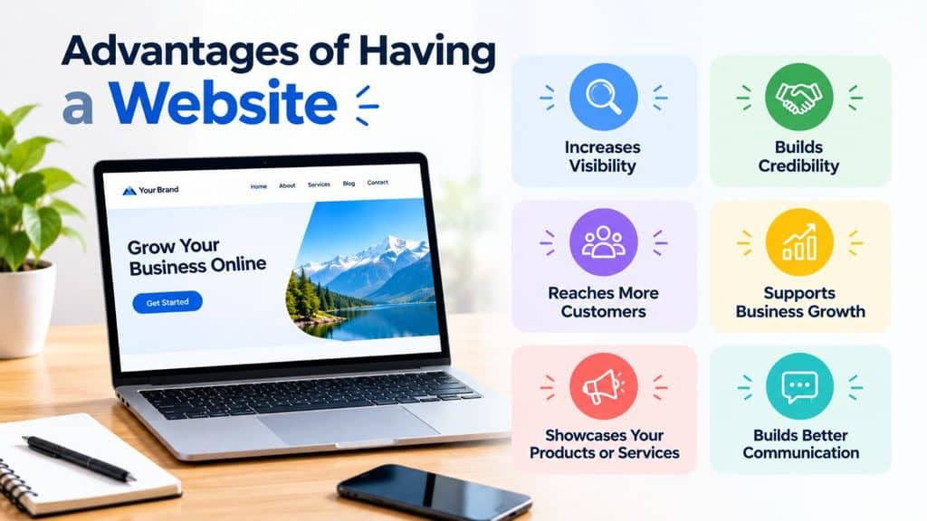 Why Your Business Needs a Website – benefits of having a business website for online growth