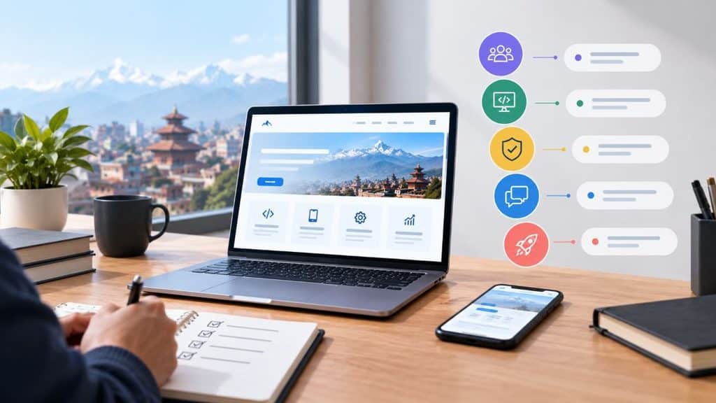 Choosing a website development company based on expertise, security, and technical support